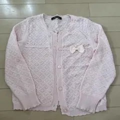 HUSHUSH ピンク カーディガン 110サイズ