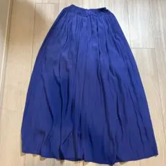 LOUNIE ガウチョパンツ ゴムウエスト　青