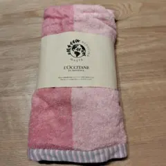 L'OCCITANE リバーシブルバスタオル ピンク