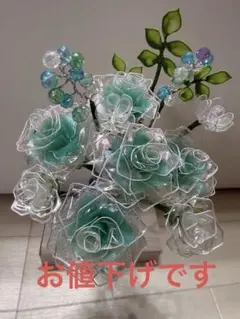 Swarovski クリスタル フラワー 置物 花瓶 - メルカリ