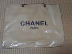 シャネル　CHANEL　トートバッグ　ノベルティ　綿　ベージュのサムネイル