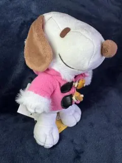 SNOOPY スヌーピー ダッフルコート(ピンク) ぬいぐるみ④