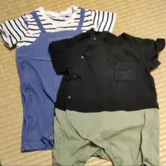 GU　半袖ロンパース2枚のサムネイル