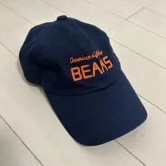 beams ビームス　キャップ　ネイビー刺繍キャップ
