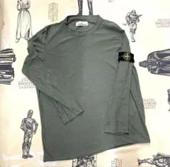 STONE ISLAND 長袖Tシャツ Sサイズ オリーブグリーン