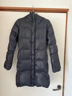 Zootie フード付きロングダウンジャケット グレー