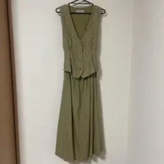 Claude Lema ヴィンテージ　ワンピース　ジャンパースカート　昭和レトロ