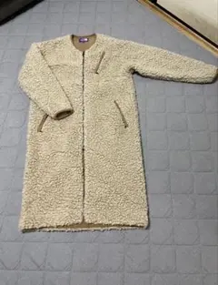 THE NORTH FACE フリースロングジャケット ベージュ