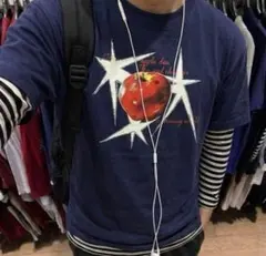 archive Ｔシャツ opium 星柄 短丈 y2 古着