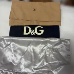 D&G ロゴ 巾着袋 シルバーのサムネイル