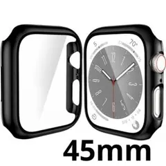 Apple Watch 45mm ケース 強化ガラス　2個セット　カバー