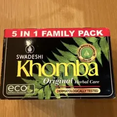 スリランカSwadeshi Khomba ハーバルケア石鹸 5個入り