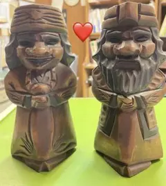 【縁起物】アイヌ木彫り人形⭐︎ニポポ人形 守り神　民芸品 置物