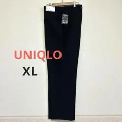 【新品】ユニクロUNIQLO スマートアンクルパンツ　ブラック　XL
