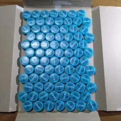 コカ・コーラ ペットボトルキャップ 84個　青緑　やかんの麦茶