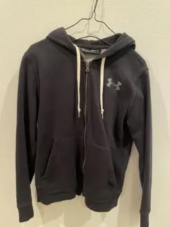 Under Armour フルジップ パーカー S/M ダークグレー