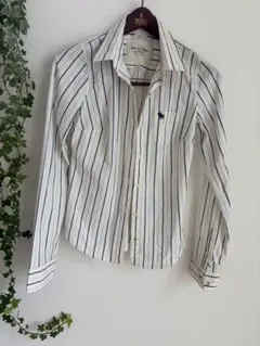 Abercrombie & Fitch ストライプシャツ 長袖 Mのサムネイル