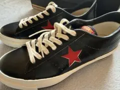 コンバース ワンスターOX BLACK/RED スニーカー 新品未使用品
