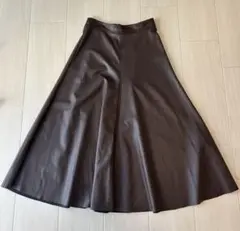 BANANA REPUBLIC ブラウン フレアスカート サイズ0