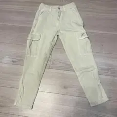 ライトベージュ カーゴパンツ 134cm