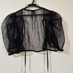ブラック レース ボレロ 半袖