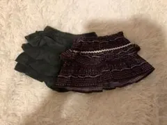 フリル付きスカート2点セット　80サイズ