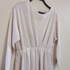 【GLOBAL WORK】 ホワイト　M 長袖チュニック