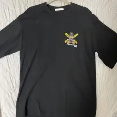 クマ 黒Tシャツ サイズL