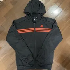 adidas フード付きジャケット L 黒