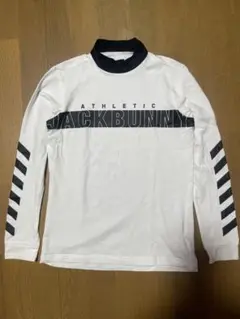JACK BUNNY ジャックバニー ハイネック 長袖Tシャツ ホワイト系
