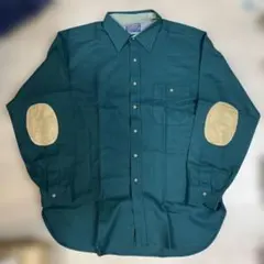 70’s USA製　ペンドルトン　ウールシャツ　エルボーパッチ付き　XL