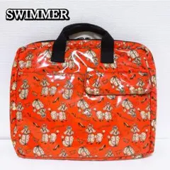 SWIMMER スイマー　プードル柄 パソコンバック レッスンバック　昭和レトロ