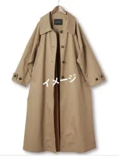 サニークラウズ／風変わりなステンカラーコート／Lサイズ