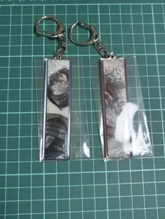 ヒロアカ 原画展 メタルキーホルダーコレクション 荼毘、飯田