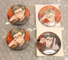 ツイステ ブレイジングジュエル 缶バッジ オーロラ箔缶バッジ 他 トレイ