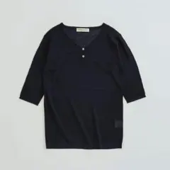 SHINZONE / HENRY V-NECK SHEER KNIT（NAVY）のサムネイル