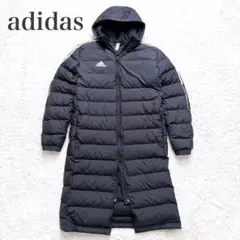 極美品 adidas TIRO21 ダウンコート ダックダウン ベンチコート