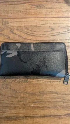 COACH　カモフラージュ レザー 長財布