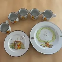 Sango Disney くまのプーさん 食器セット プレート マグカップ 大皿のサムネイル