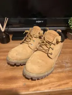 Timberland イエローブーツローカット　25.5センチ