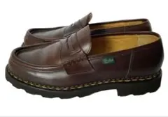 極美品 Paraboot REIMS ランス ローファー ブラウン 7Fサイズのサムネイル