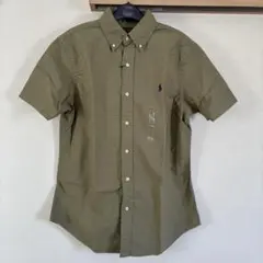 【新品】ポロラルフローレン 半袖シャツ　カーキ　メンズＳ