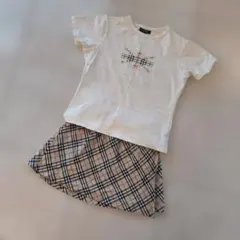 BURBERRY LONDON Tシャツ 巻きスカートセット 120〜130のサムネイル