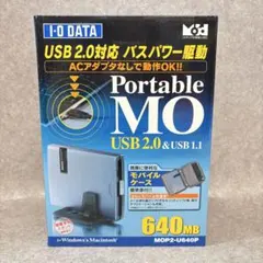 I-O DATA・640MBポータブルドライブ・MOMOP2-U640P・美品 Amazon.co.jp: I-O DATA MOP2-U640P USB2.0/1.1対応 640MBポータブルMO