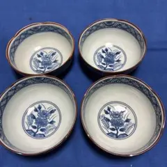 【新品未使用】聖山窯 有田焼 小鉢/中鉢 4枚セット 13cm