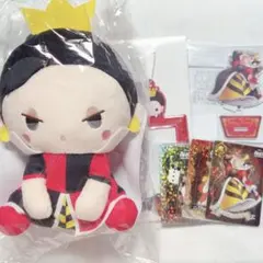 【ディズニー】ハートの女王 セガ ラッキーくじ ぬいぐるみ カードケース