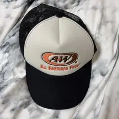 A&W メッシュキャップ ベージュ/ブラック