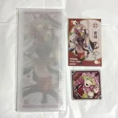 鬼滅の刃 午年 屏風アクリルパネル ポストカード コースター 甘露寺蜜璃