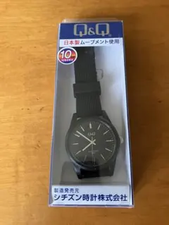 新品・未使用　シチズン アナログ腕時計 10気圧防水 VS40-004 ブラックのサムネイル