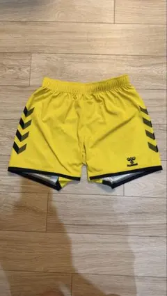 イエロー ハンドボールパンツ 黒ストライプ